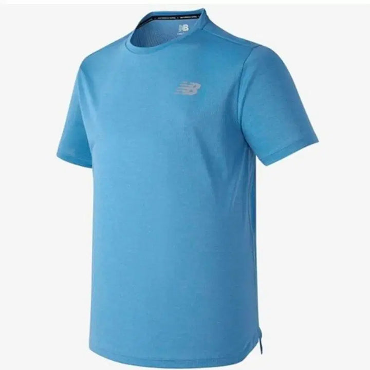 [BUNJANG] New Balance Impact Run Short Sleeve T-Shirt Blue / 뉴발란스 기능성 임팩트런 반팔 티셔츠 블루
