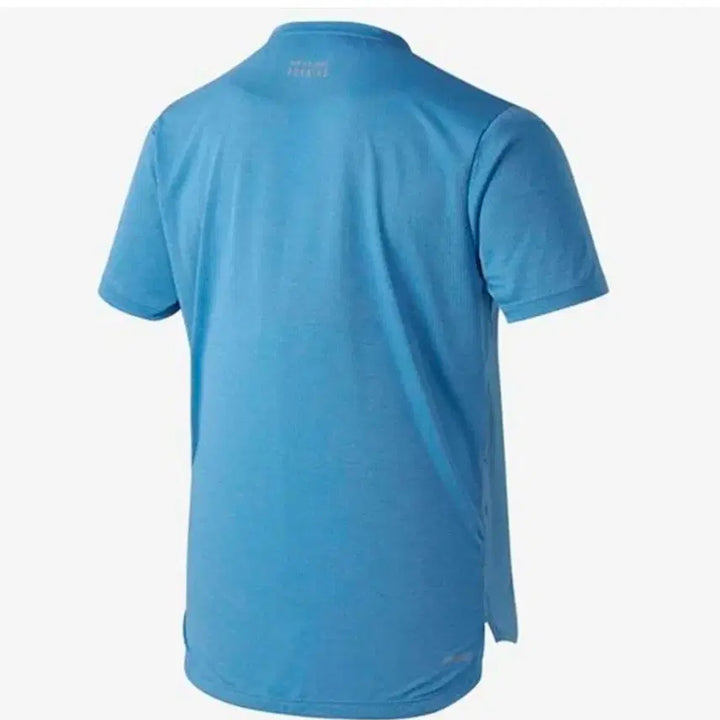 [BUNJANG] New Balance Impact Run Short Sleeve T-Shirt Blue / 뉴발란스 기능성 임팩트런 반팔 티셔츠 블루