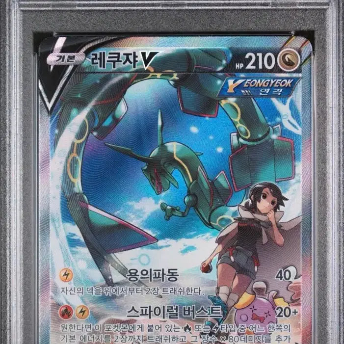 [BUNJANG] Rayquaza V Special Illustration PSA 10 Graded Card / 포켓몬 카드 레쿠쟈V 특일 PSA10