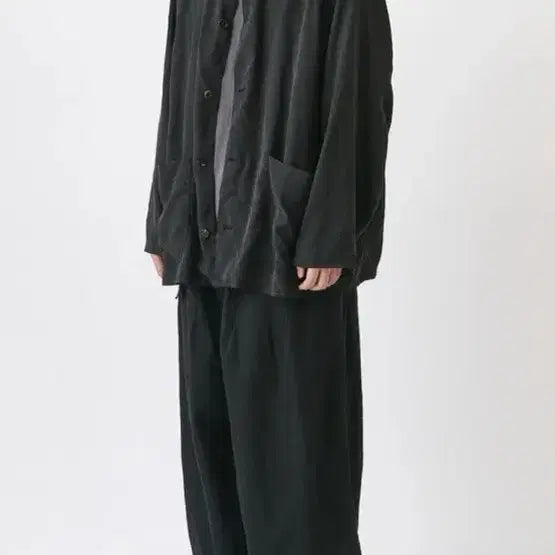 [BUNJANG] Years Ago Tencel Shirt Jacket Dusty Black / 이얼즈 어고  리오셀 셔츠 자켓 더스티블랙