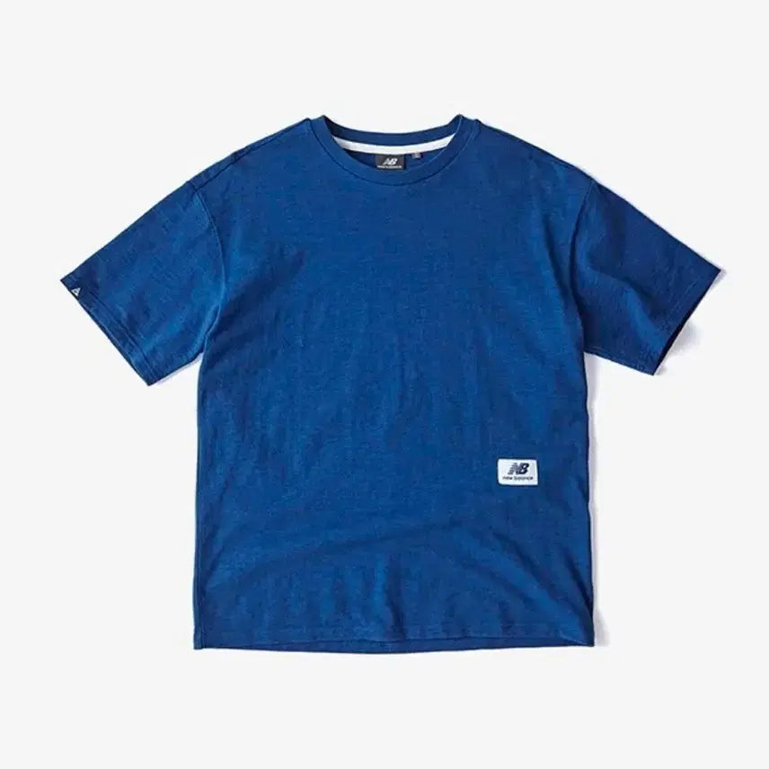 [BUNJANG] New Balance Blue Short Sleeve T-Shirt / 뉴발란스 블루 반팔 티셔츠