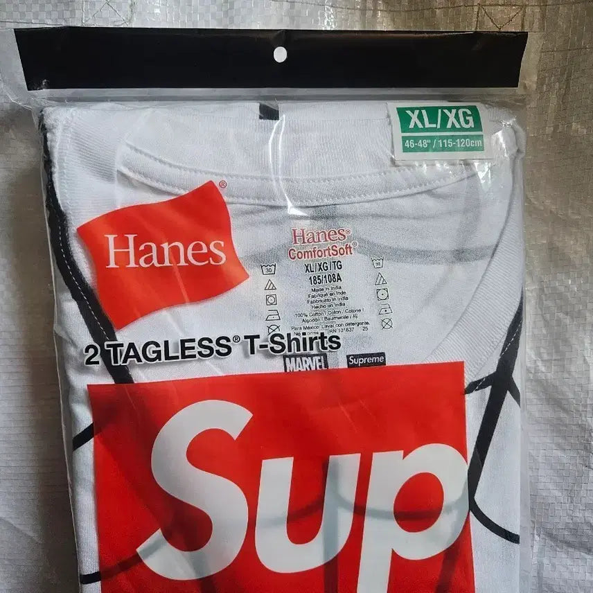 [BUNJANG] Supreme x Haynes Spider-Man T-Shirt White XL / (XL)슈프림 x 헤인즈 스파이더맨 티셔츠 화이트