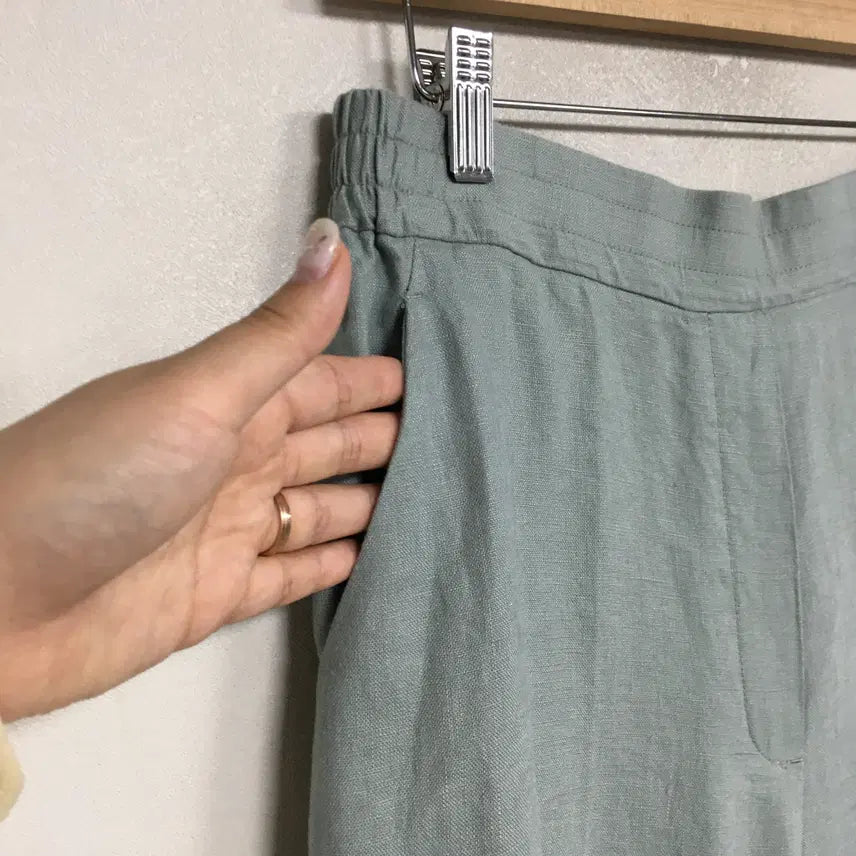 [BUNJANG] COS Linen Wide-Fit Culottes Pants / COS 코스 신상 린넨 큐롯 팬츠 38