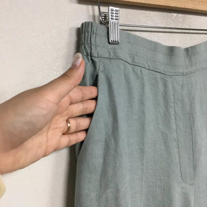 [BUNJANG] COS Linen Wide-Fit Culottes Pants / COS 코스 신상 린넨 큐롯 팬츠 38