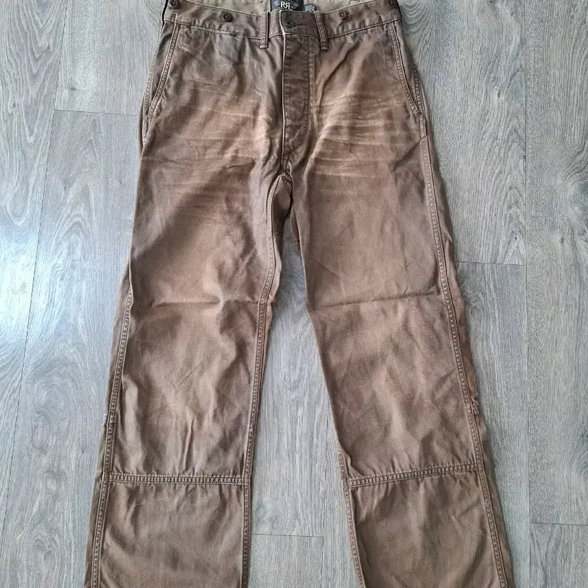 [BUNJANG] RRL Wax Coated Field Work Pants Brown 30/30 / 30/30 RRL 더블알엘 왁스 코팅 필드 워크 팬츠 브라운