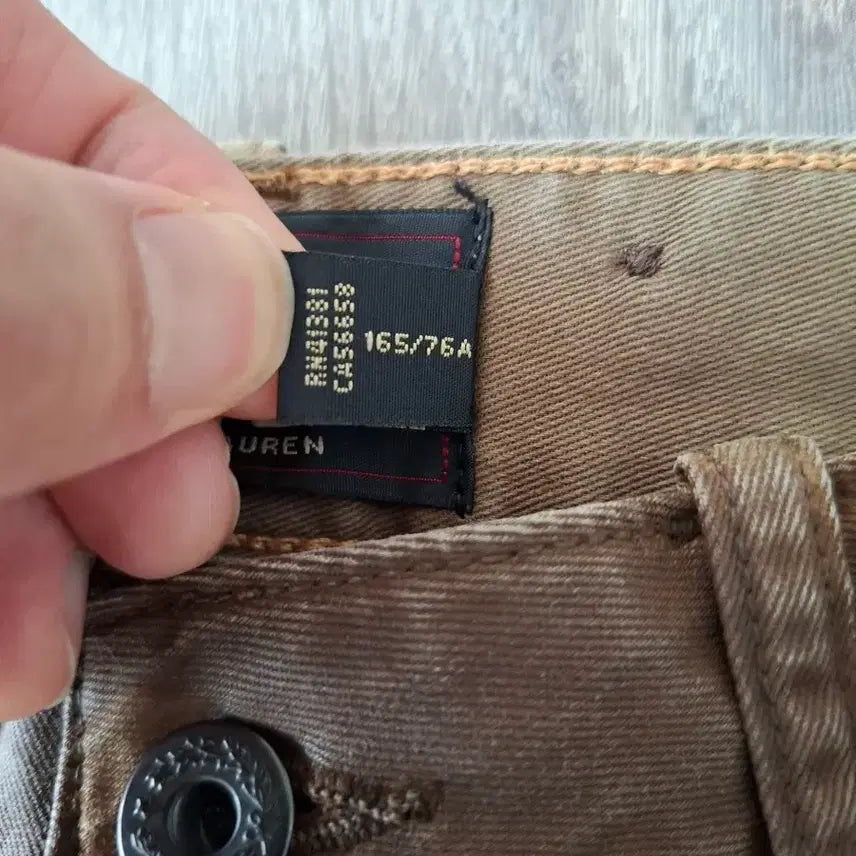 [BUNJANG] RRL Wax Coated Field Work Pants Brown 30/30 / 30/30 RRL 더블알엘 왁스 코팅 필드 워크 팬츠 브라운