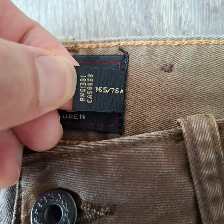 [BUNJANG] RRL Wax Coated Field Work Pants Brown 30/30 / 30/30 RRL 더블알엘 왁스 코팅 필드 워크 팬츠 브라운