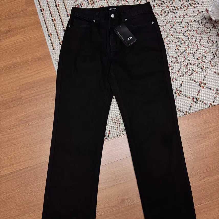 [BUNJANG] TOFFEE Wide Denim Pants Black L / 토피 TOFFEE 와이드 데님 팬츠 블랙