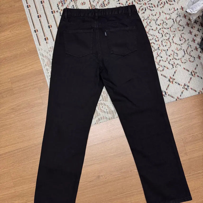 [BUNJANG] TOFFEE Wide Denim Pants Black L / 토피 TOFFEE 와이드 데님 팬츠 블랙