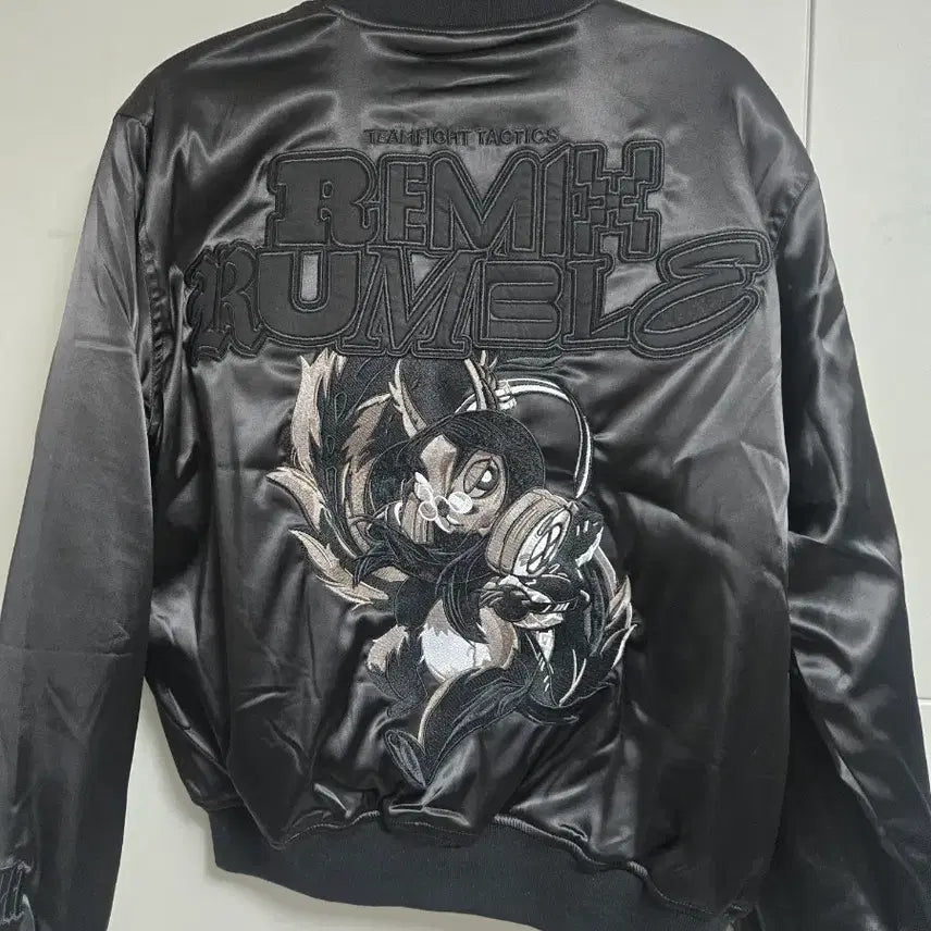 [BUNJANG] Dim Mak x Teamfight Tactics Remix Rumble Satin Jacket (Size S, Limited Edition) / Dim Mak x TFT Remix Rumble 새틴 자켓 S 한정판