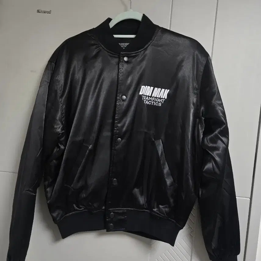 [BUNJANG] Dim Mak x Teamfight Tactics Remix Rumble Satin Jacket (Size S, Limited Edition) / Dim Mak x TFT Remix Rumble 새틴 자켓 S 한정판