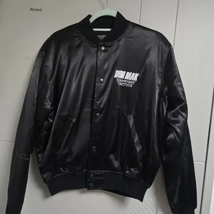 [BUNJANG] Dim Mak x Teamfight Tactics Remix Rumble Satin Jacket (Size S, Limited Edition) / Dim Mak x TFT Remix Rumble 새틴 자켓 S 한정판