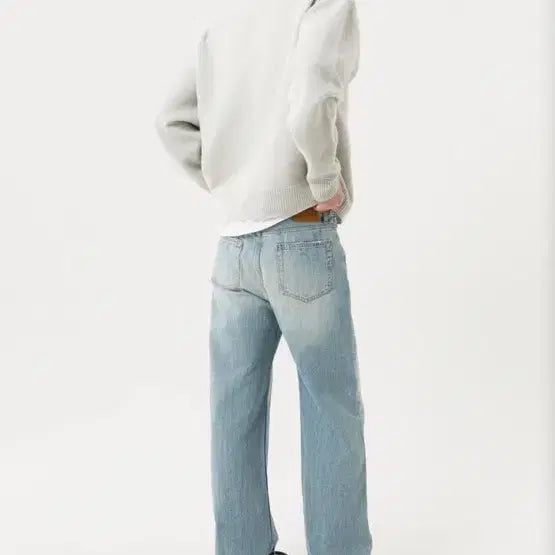 [BUNJANG] Label Archive Light Blue Buck Roll-Up Jeans 3 / 라벨아카이브 연청 buck 롤업진 3