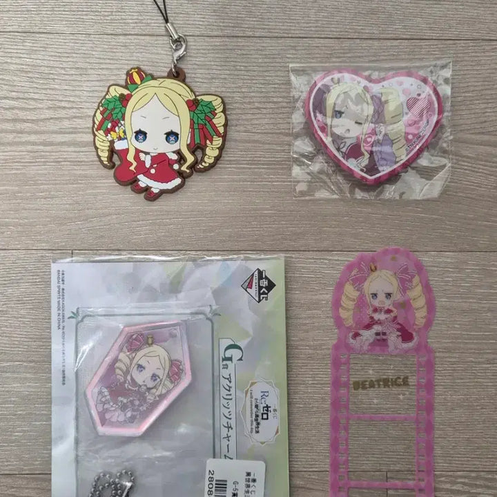 [BUNJANG] Re:Zero Beatrice Goods Bundle (Canvas Board Included) / 리제로 베아트리스 굿즈 일괄 (캔버스보드추가)