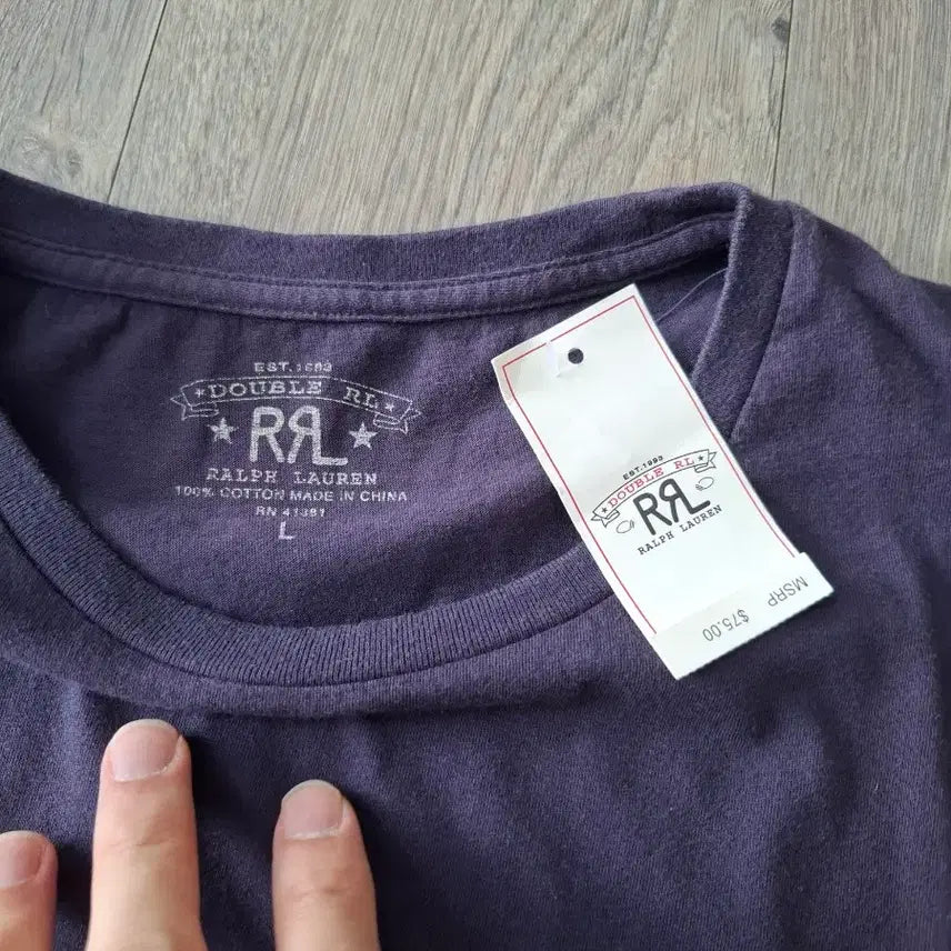 [BUNJANG] RRL Ranch Logo T-Shirt L / L 더블알엘 랜치 로고 반팔 티셔츠