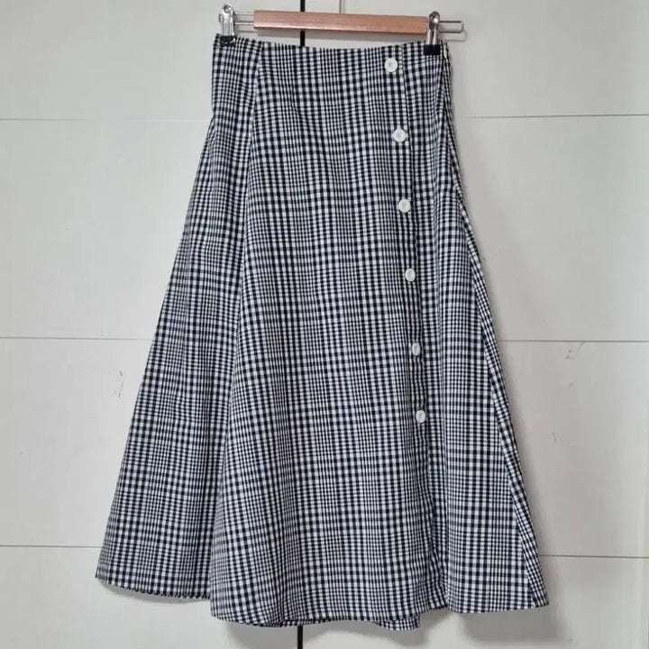 [BUNJANG] 8seconds Cotton Long Skirt / 8세컨즈 얇은 면100% 뒷밴딩 롱스커트 26~27