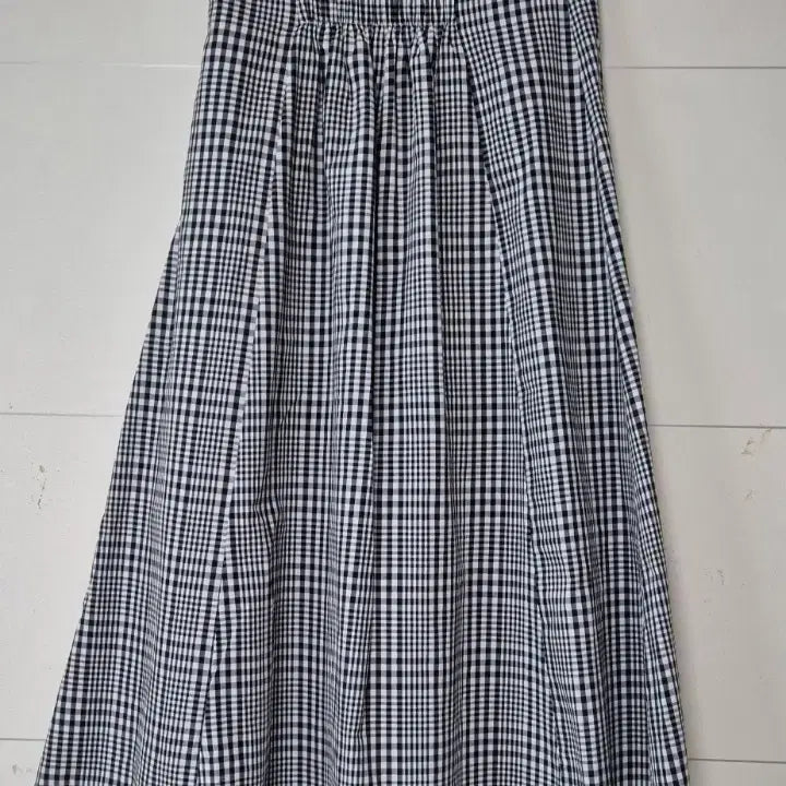 [BUNJANG] 8seconds Cotton Long Skirt / 8세컨즈 얇은 면100% 뒷밴딩 롱스커트 26~27