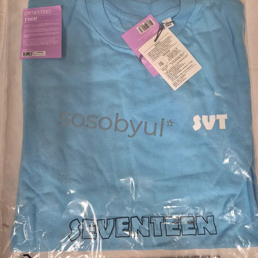 [BUNJANG] Seventeen SEVENTEEN Long Sleeve Tee L (Sealed) / (미개봉)세븐틴 SEVENTEEN Long Sleeve Tee L