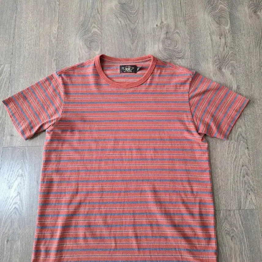 [BUNJANG] RRL Striped Short Sleeve T-Shirt / M RRL 더블알엘 스트라이프 반팔 티셔츠