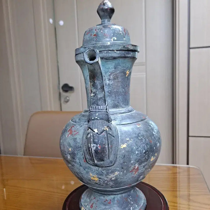 [BUNJANG] Bronze Inlaid With Colors Ewer / 청동  분채  주자