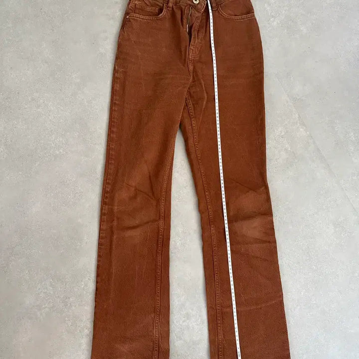 [BUNJANG] Zara Brown Denim Pants / 자라 브라운 데님 팬츠