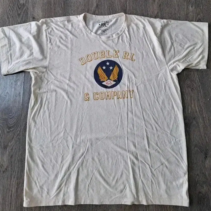 [BUNJANG] RRL Double RL Logo T-Shirt Ivory 2XL / 2XL 더블알엘 RRL 로고 반팔 티셔츠 아이보리