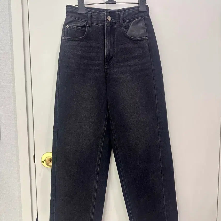 [BUNJANG] VOV Black Denim Jeans Pants XS / 보브 vov 데님 검정색 청바지 흑청바지 바지 팬츠