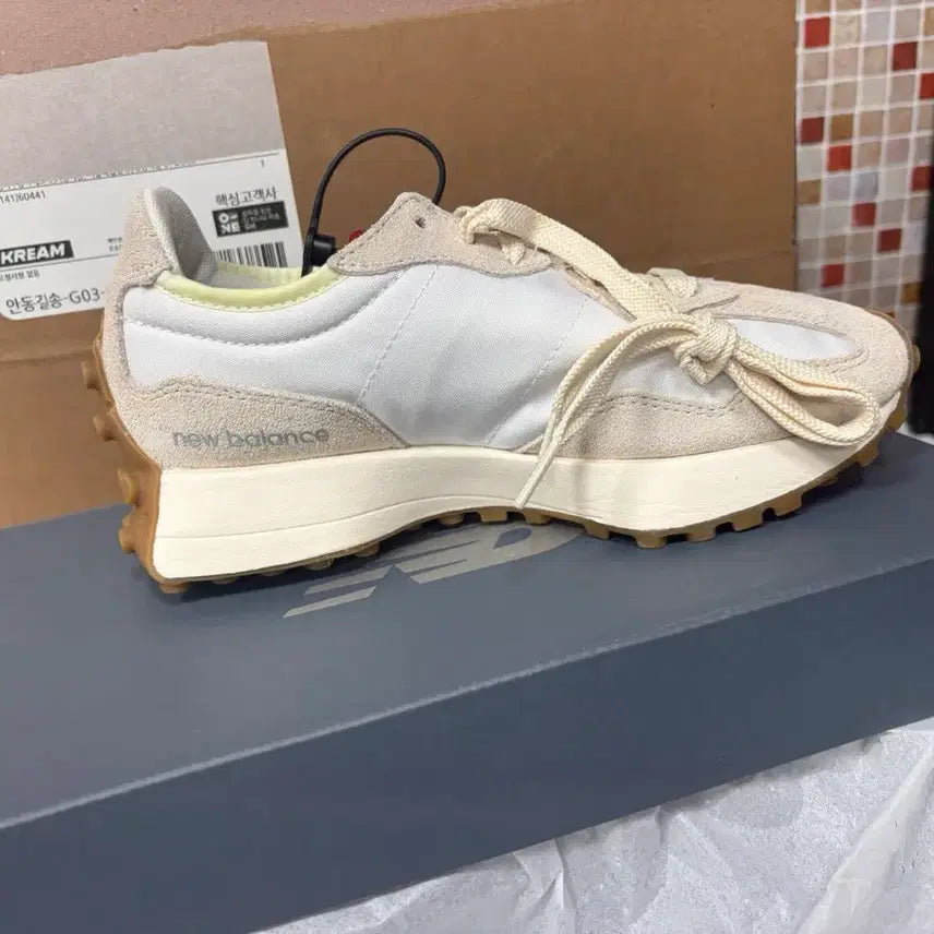 [BUNJANG] New Balance 327 White Silver Women&