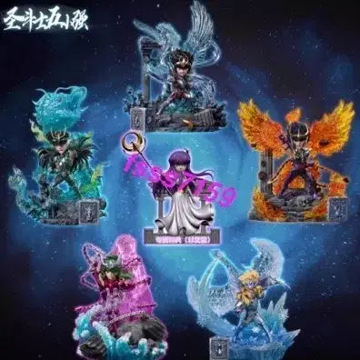 [BUNJANG] Saint Seiya Resin Figures Set (5 Types, Excluding Athena) / g5 세인트세이야(아테네제외) 5종 레진