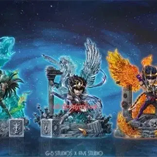 [BUNJANG] Saint Seiya Resin Figures Set (5 Types, Excluding Athena) / g5 세인트세이야(아테네제외) 5종 레진