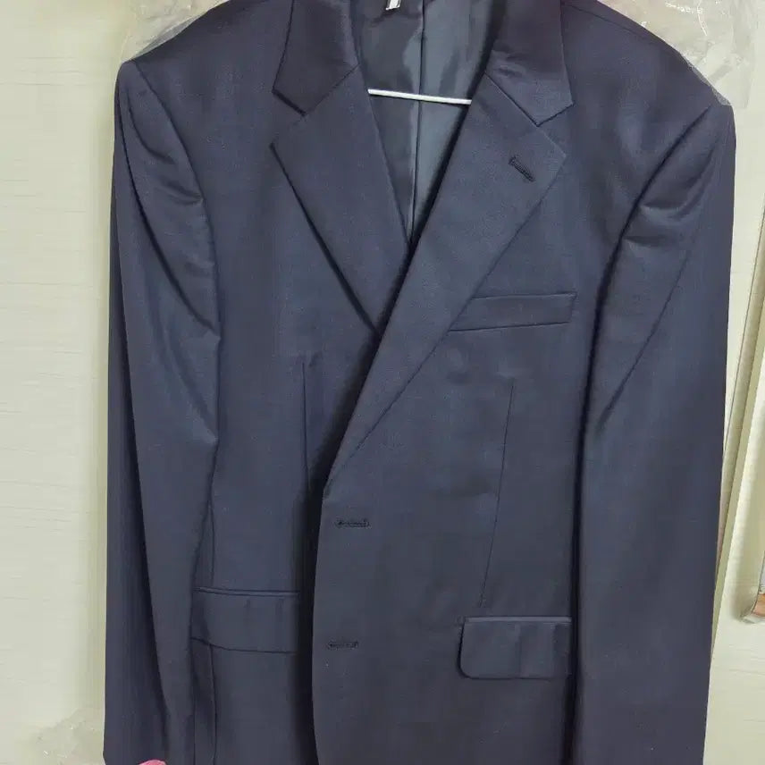 [BUNJANG] Pierre Cardin Navy Suit Set Polyester Rayon Blend / 피에르가르뎅 정장 세트 (88-106)