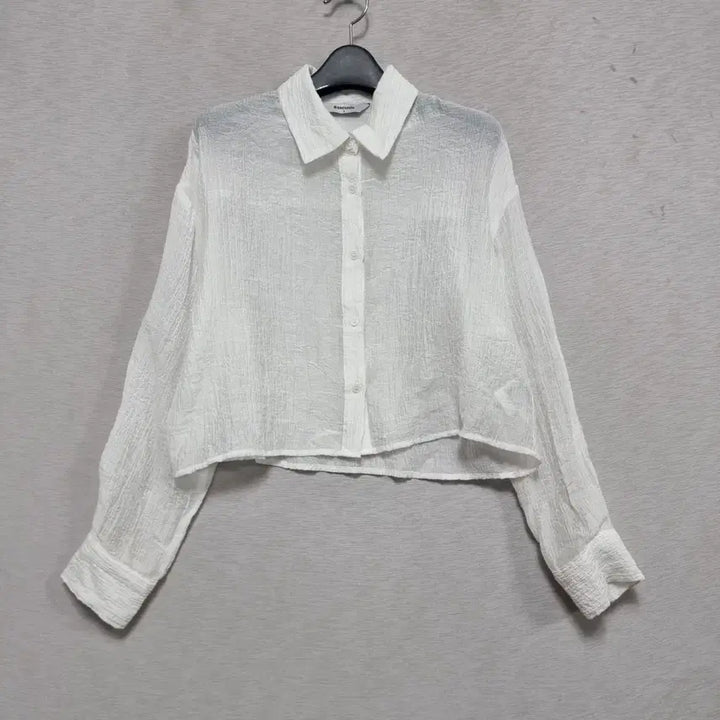 [BUNJANG] 8 Seconds Summer Crop Shirt / 에잇세컨즈 여름 크롭남방 여55-66 ㅡ0430