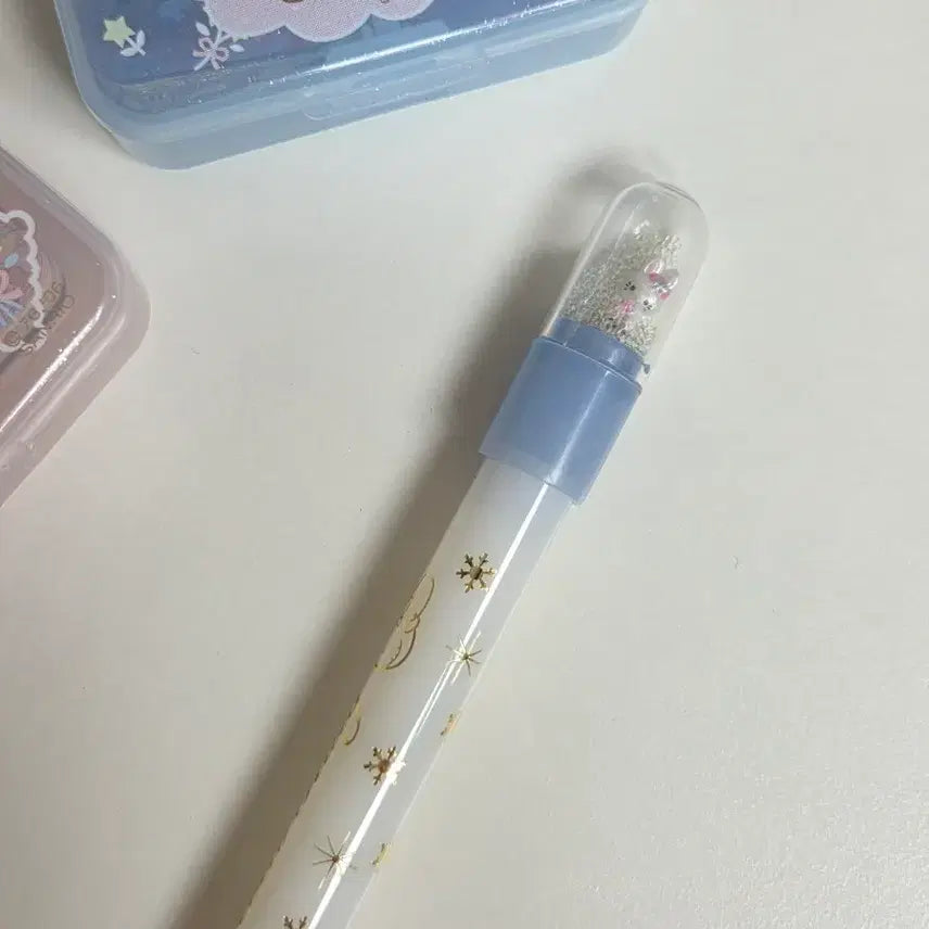 [BUNJANG] Classic Kitty Snowflower Rabbit Kitty Ballpoint Pen / 고전키티 눈꽃 토끼키티 볼펜