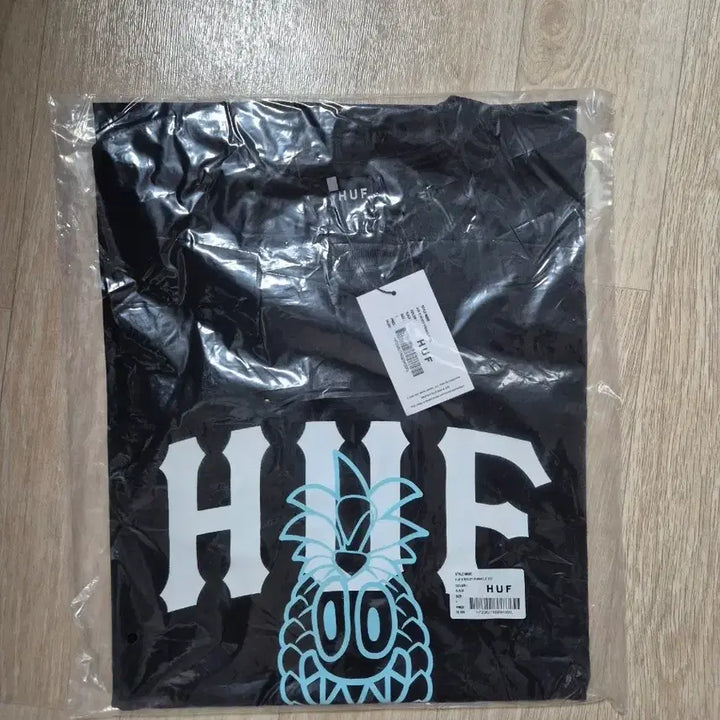 [BUNJANG] HUF Black T-Shirt L / HUF 허프 블랙 반팔 티셔츠L