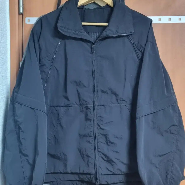 [BUNJANG] Juun.J Detachable Nylon Utility Jacket Black / [46] 준지 나일론 디테쳐블 유틸리티 자켓 블랙