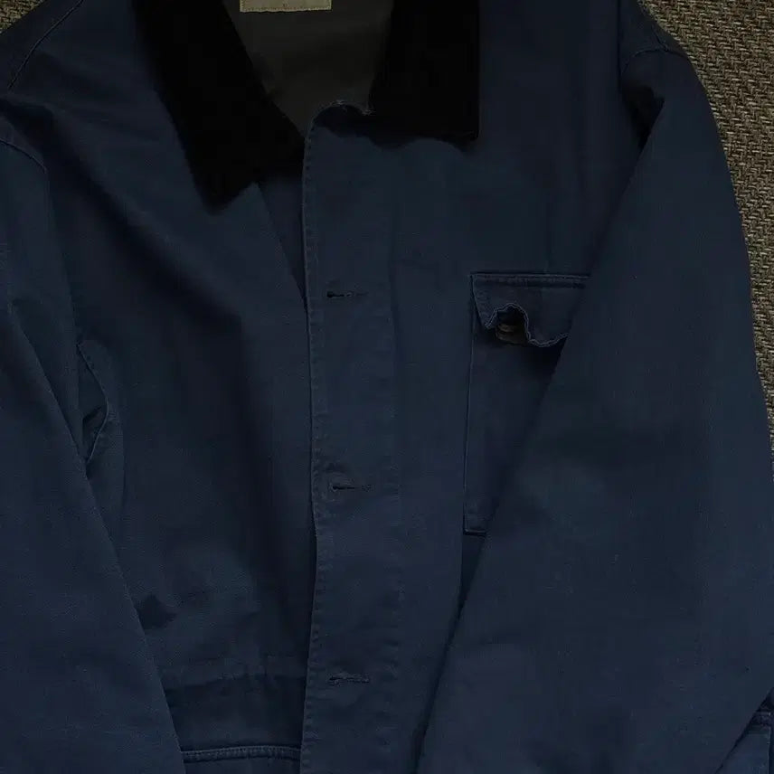 [BUNJANG] Years ago Faded Cotton Drill Mil Jacket Blue / 이얼즈어고) Faded Cotton Drill Mil Jacket