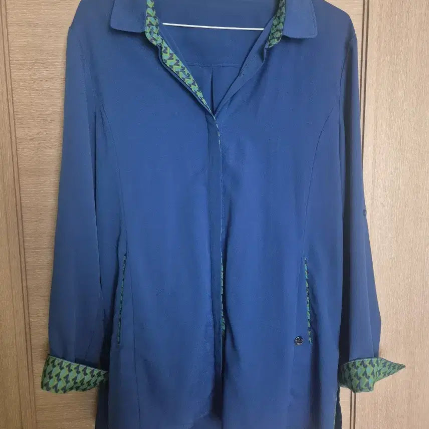 [BUNJANG] Jack Nicklaus Kolon Blue Blouse Jacket / 잭니클라우스 코오롱 블루 블라우스 자켓