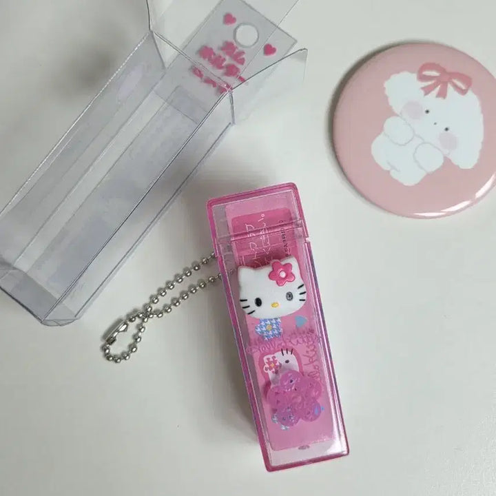 [BUNJANG] Classic Kitty "Kaohana" Gum Holder / Memo Holder Case Keychain / 고전키티 카오하나 껌홀더 메모지홀더 케이스키링