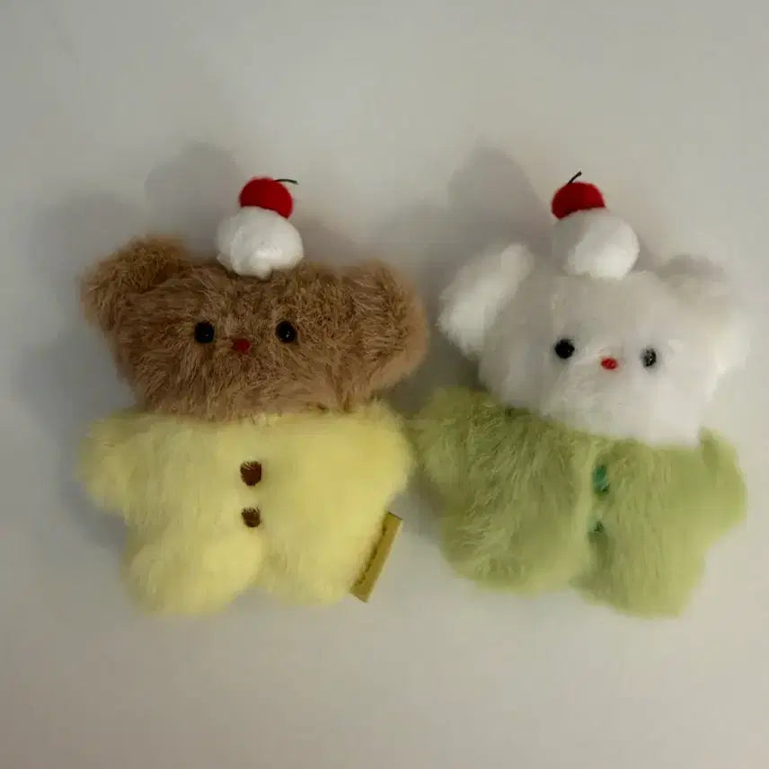 [BUNJANG] Pudding Melon Soda Plush Keychain / 푸딩 메론소다 작은 인형 누이 키링