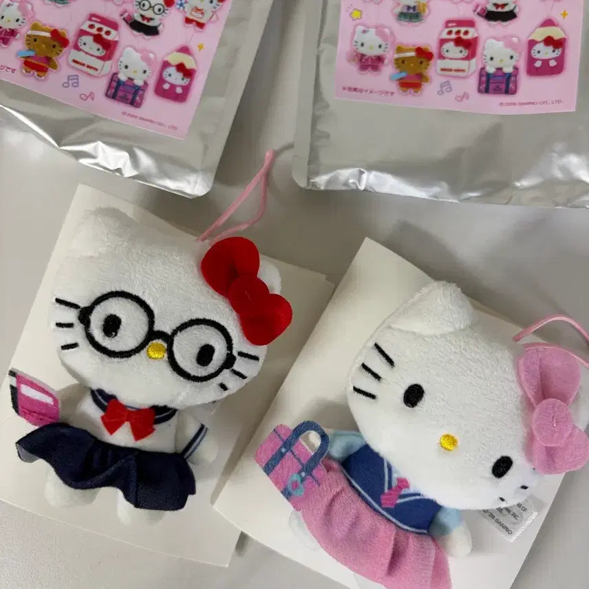 [BUNJANG] School Collection Kitty Plush Keychain / 스쿨컬렉션 키티 교복키티 인형키링