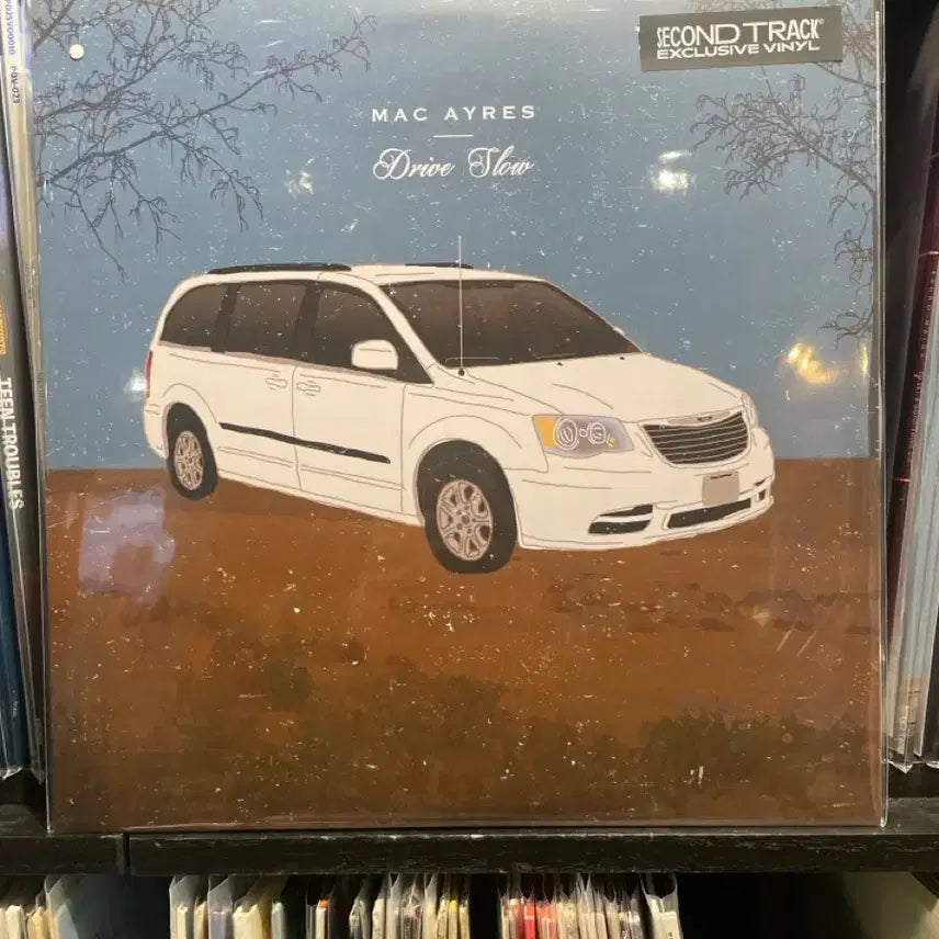 [BUNJANG] Mac Ayres Drive Slow LP White Marble Vinyl Limited Edition / 맥 에이어스 Mac Ayres Drive Slow LP 화이트마블