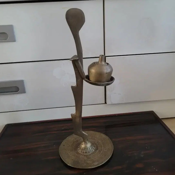 [BUNJANG] Antique Brass Candlestick Holder / 놋쇠 동 촛대