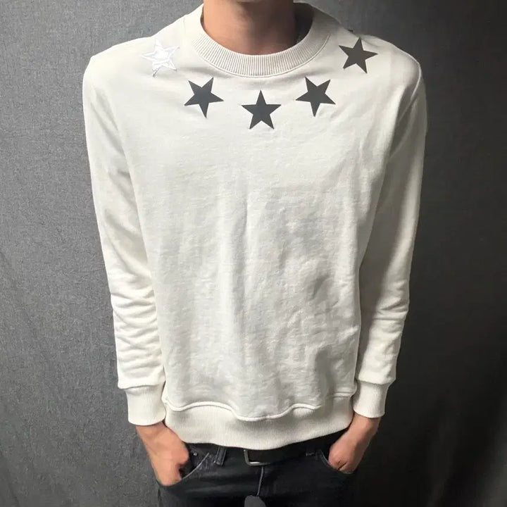 [BUNJANG] Givenchy Star Patch Sweatshirt / Givenchy 지방시 스타 패치 맨투맨