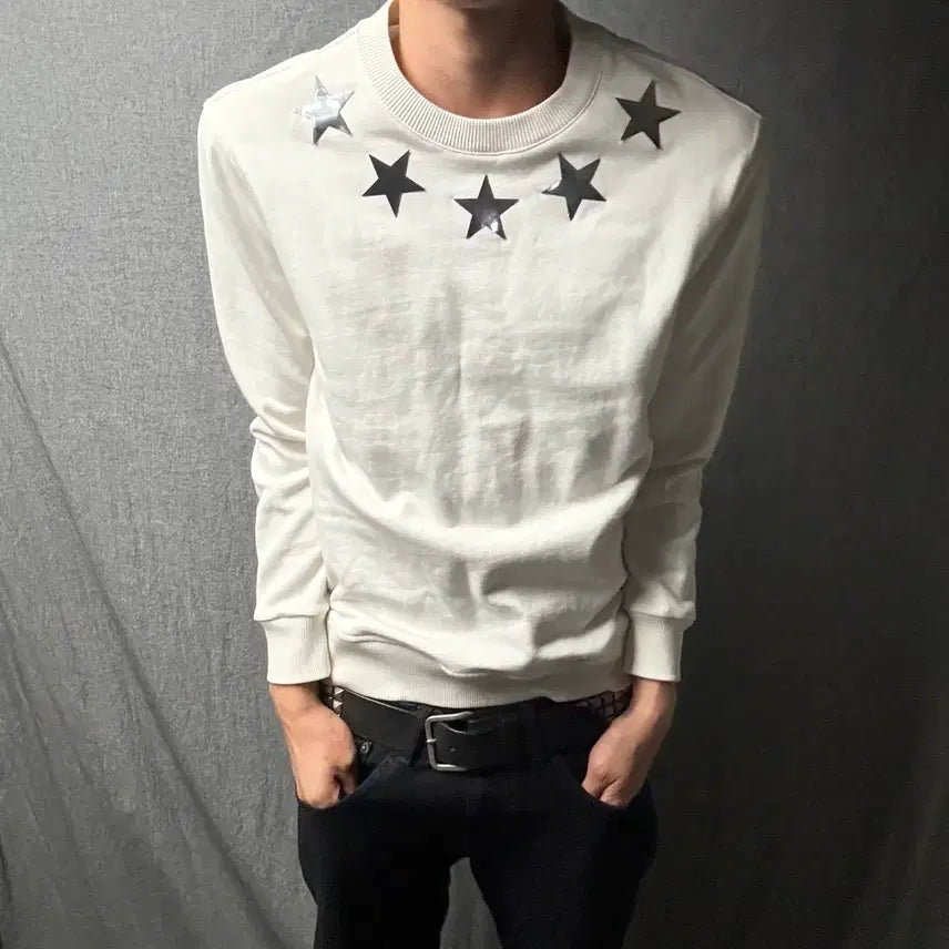 [BUNJANG] Givenchy Star Patch Sweatshirt / Givenchy 지방시 스타 패치 맨투맨