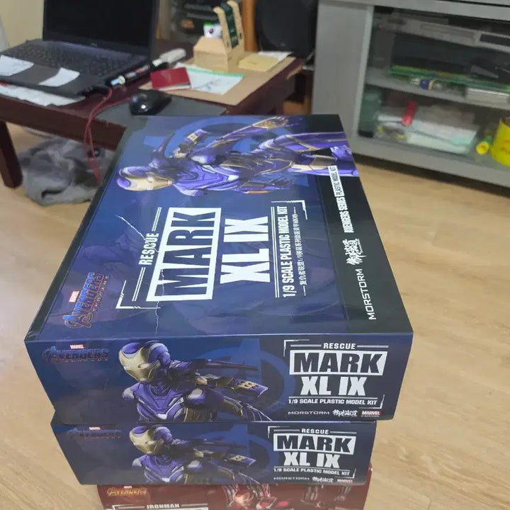 [BUNJANG] EASTERN MODEL Iron Man Mark L / Rescue Mark XLIX 1/9 Scale Plastic Model Kit / 이스턴모형 아이언맨/레스큐 프라모델 마크L/XLIX 일반버전