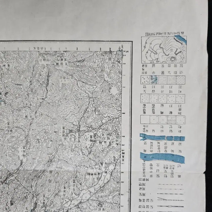 [BUNJANG] 1960s Cheongyang Precision Topographic Map of Chungcheongnam-do / 1960년대 충청남도 &