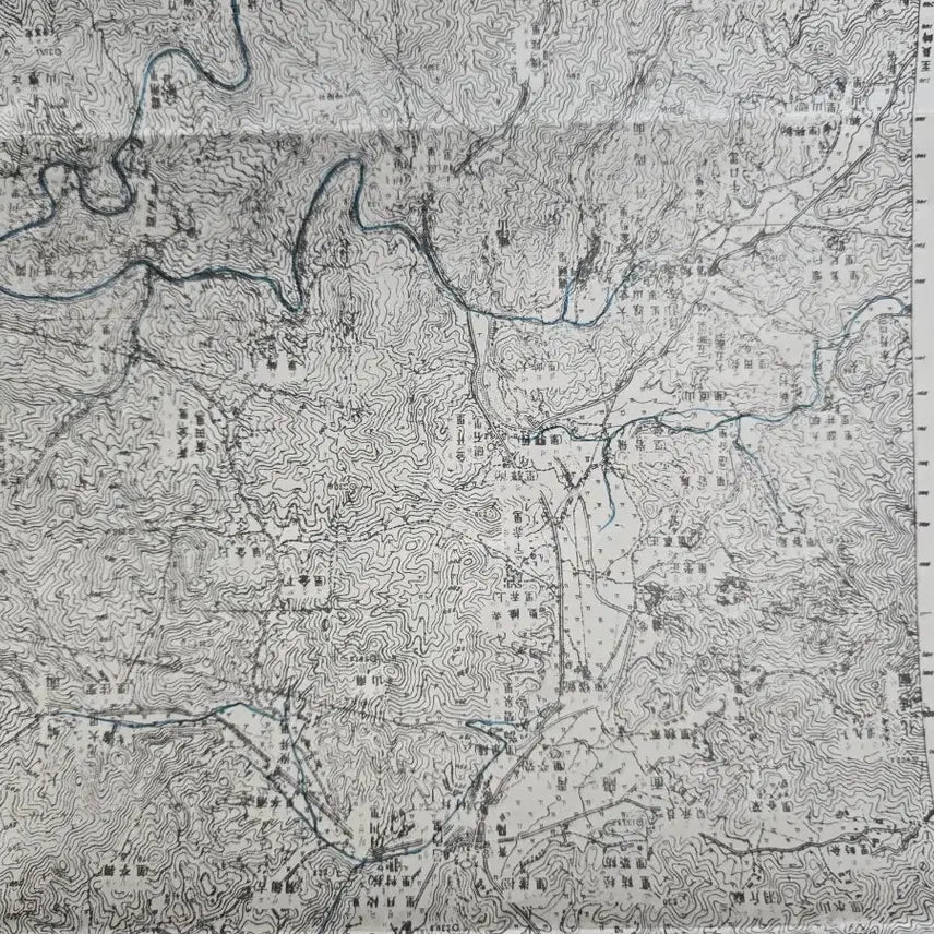 [BUNJANG] 1960s Cheongyang Precision Topographic Map of Chungcheongnam-do / 1960년대 충청남도 &