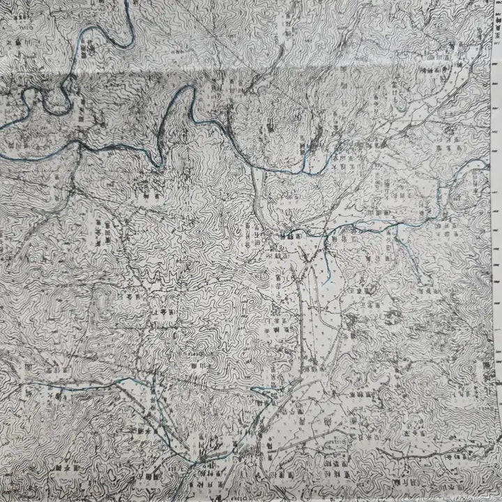 [BUNJANG] 1960s Cheongyang Precision Topographic Map of Chungcheongnam-do / 1960년대 충청남도 &