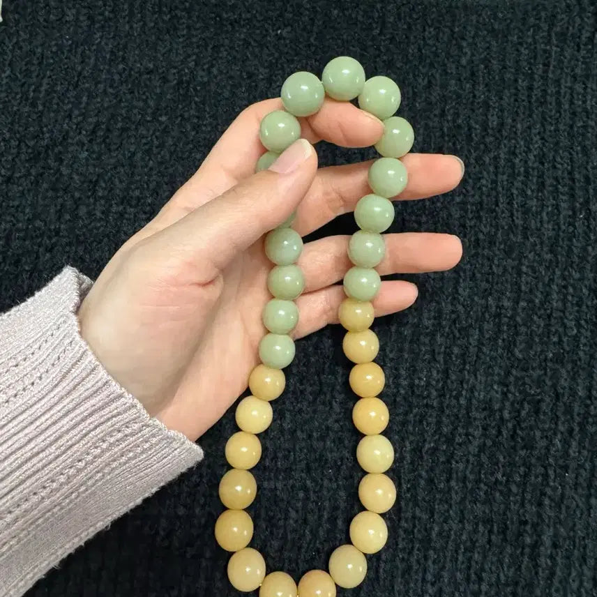 [BUNJANG] Barley Root Beaded Bracelet / 천연보리근 염주(새상품)*10%할인