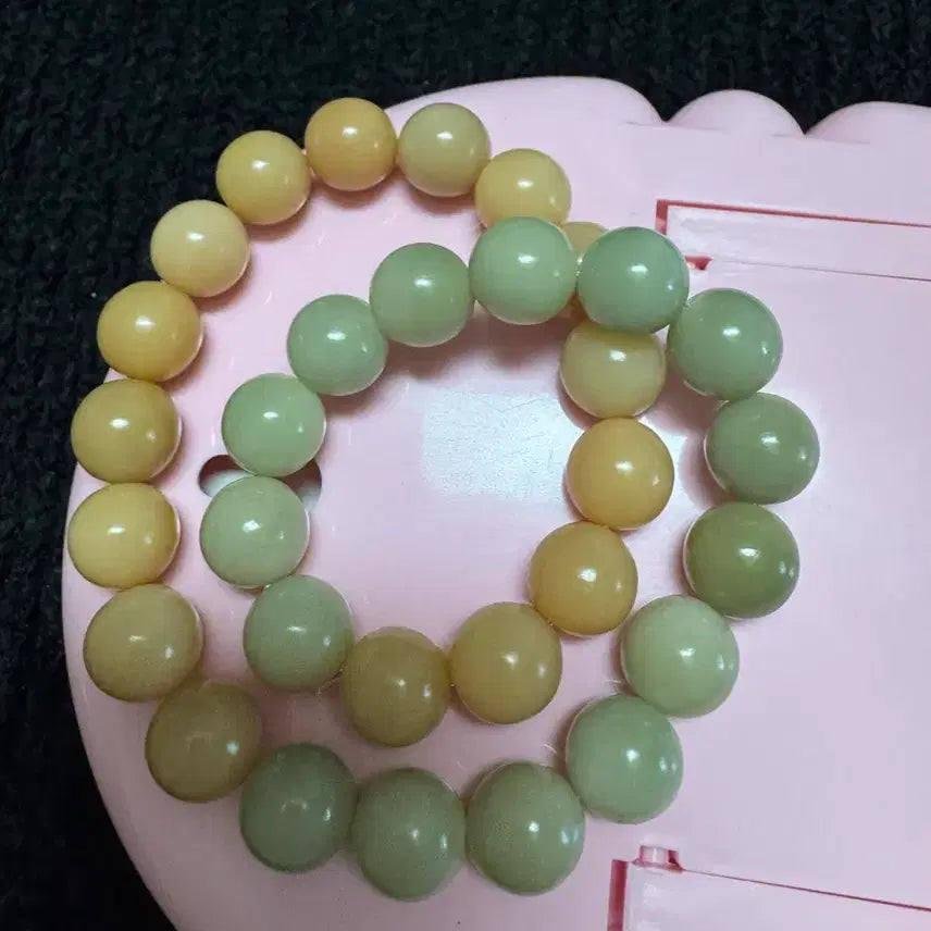 [BUNJANG] Barley Root Beaded Bracelet / 천연보리근 염주(새상품)*10%할인